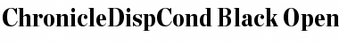Chronicle Disp Cond Black Font