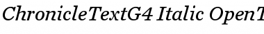 Chronicle Text G4 Font