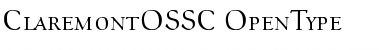 ClaremontOSSC Regular Font