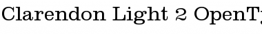 Clarendon Light Font