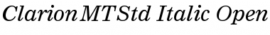 Clarion MT Std Font