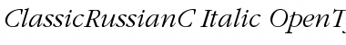 ClassicRussianC Font