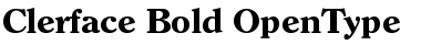 Clerface-Bold Font
