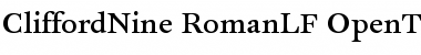 CliffordNine RomanLF Font