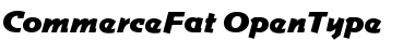 Commerce Fat Font