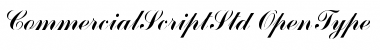 Commercial Script Std Regular Font