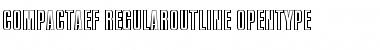 CompactaEF RegularOutline Font
