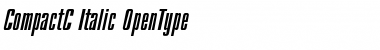 CompactC Regular Font