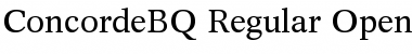 Concorde BQ Font