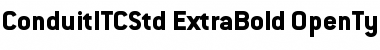 ConduitITCStd ExtraBold Font
