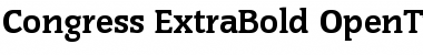 Congress-ExtraBold Regular Font