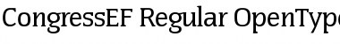 CongressEF Regular Font