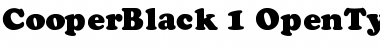 CooperBlack Regular Font