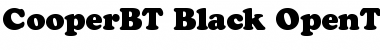 Bitstream Cooper Black Font