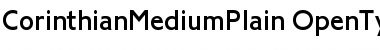 Corinthian Medium Plain Font