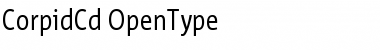 Corpid Cd Regular Font