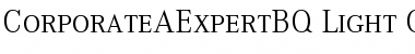 Corporate A Expert BQ Regular Font