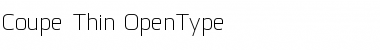 Coupe-Thin Regular Font