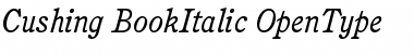ITC Cushing Book Italic Font