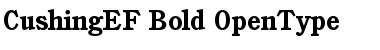 CushingEF-Bold Font