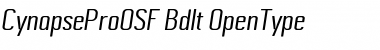 Cynapse Pro OSF Bold Italic Font