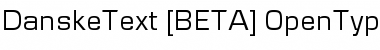 DanskeText [BETA] Medium Font