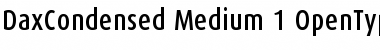 DaxCondensed Medium