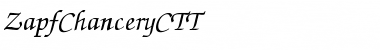ZapfChanceryCTT Regular Font