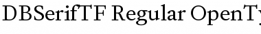 DB Serif TF Regular