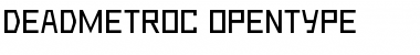 DeadMetroC Regular Font