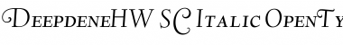 Deepdene HW-SC-Italic Font