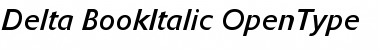 Delta Jaeger Book Italic Font