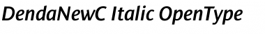 DendaNewC Italic
