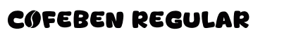 Cofeben Regular font free download