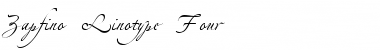 Zapfino Linotype Four Font