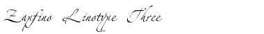 Zapfino Linotype Three Regular Font