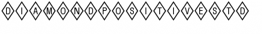Diamond Positive Std Regular Font