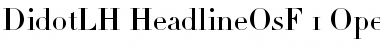 Linotype Didot Headline Oldstyle Figures Font