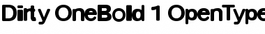 Dirty OneBold Font