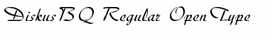 Diskus BQ Regular Font
