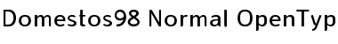 Domestos98 Normal Font