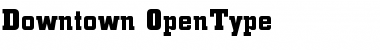 Downtown Regular Font