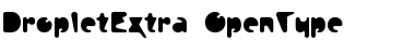 Droplet Font