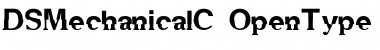 DS MechanicalC Bold Font