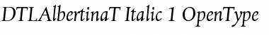 DTL Albertina T Italic