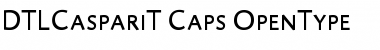 DTL Caspari T Caps Regular Font