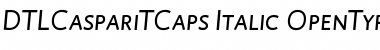 DTLCaspariTCaps Italic