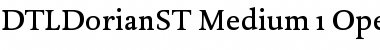 DTL Dorian ST Medium Font