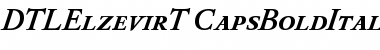 DTL Elzevir T Caps Bold Italic Font