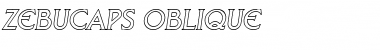 ZebuCaps Oblique Font